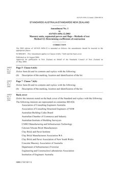 AS/NZS 4456.12:2003 AMDT 1 AS/NZS 4456.12:2003 AMDT 1