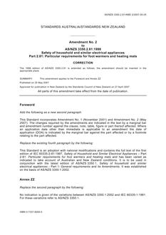 AS/NZS 3350.2.81:1998 AMDT 2 AS/NZS 3350.2.81:1998 AMDT 2