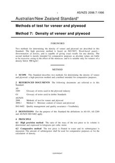 AS/NZS 2098.7:1996 AS/NZS 2098.7:1996