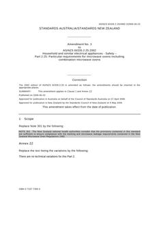 AS/NZS 60335.2.25:2002 AMDT 3
