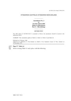 AS/NZS 2243.3:1995 AMDT 2 AS/NZS 2243.3:1995 AMDT 2