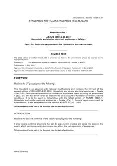 AS/NZS 60335.2.90:2002 AMDT 1