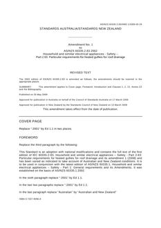 AS/NZS 60335.2.83:2002 AMDT 1