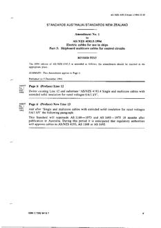 AS/NZS 4193.5:1994 AMDT 1 AS/NZS 4193.5:1994 AMDT 1
