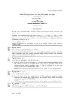 AS/NZS 1596:1997 AMDT 1 AS/NZS 1596:1997 AMDT 1