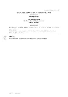 AS/NZS 2885.2:2016 Amd 1:2016