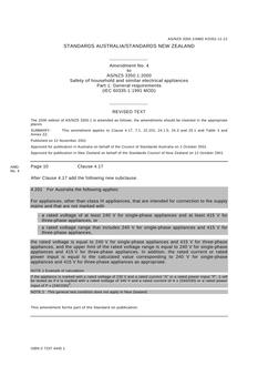AS/NZS 3350.1:2000 AMDT 4 AS/NZS 3350.1:2000 AMDT 4