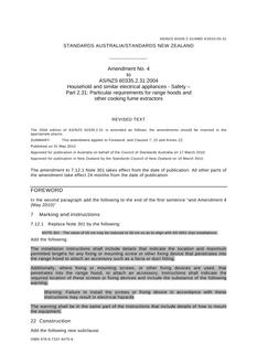 AS/NZS 60335.2.31:2004 AMDT 4