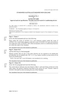 AS/NZS 3197:2005 AMDT 1