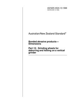 AS/NZS 4524.13:1998 AS/NZS 4524.13:1998