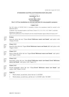 AS/NZS 5601.2:2013 Amd 2:2017