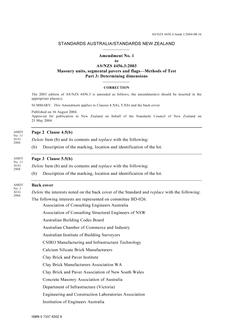 AS/NZS 4456.3:2003 AMDT 1 AS/NZS 4456.3:2003 AMDT 1