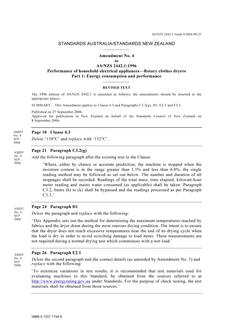 AS/NZS 2442.1:1996 AMDT 4 AS/NZS 2442.1:1996 AMDT 4