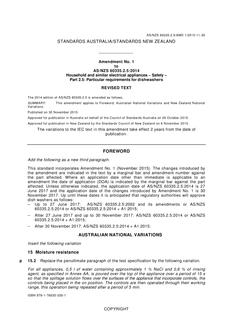 AS/NZS 60335.2.5:2014 Amd 1:2015