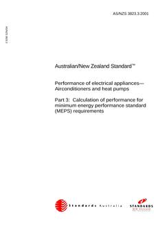 AS/NZS 3823.3:2001 AS/NZS 3823.3:2001