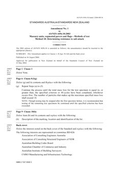 AS/NZS 4456.10:2003 AMDT 1 AS/NZS 4456.10:2003 AMDT 1