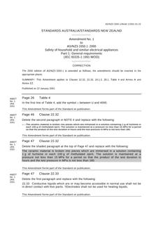 AS/NZS 3350.1:2000 AMDT 1 AS/NZS 3350.1:2000 AMDT 1