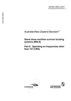 AS/NZS 4869.2:2010 AS/NZS 4869.2:2010