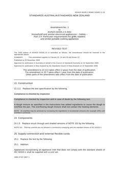 AS/NZS 60335.2.9:2002 AMDT 3