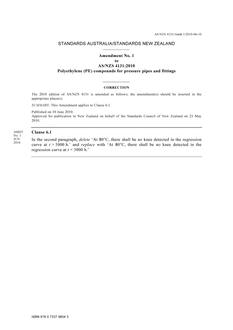 AS/NZS 4131:2010 AMDT 1