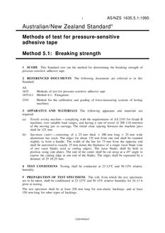 AS/NZS 1635.5.1:1995 AS/NZS 1635.5.1:1995