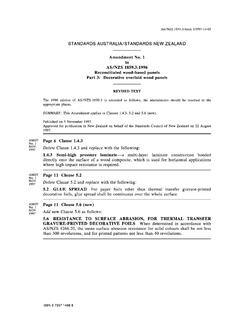 AS/NZS 1859.3:1996 AMDT 1 AS/NZS 1859.3:1996 AMDT 1