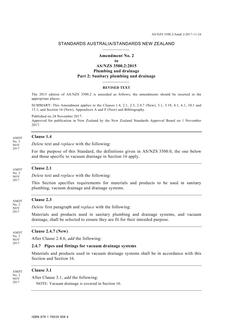 AS/NZS 3500.2:2015 Amd 2