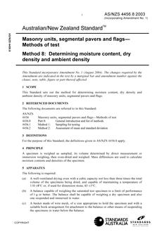 AS/NZS 4456.8:2003 AS/NZS 4456.8:2003