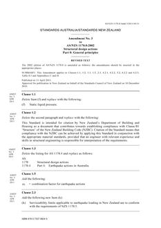 AS/NZS 1170.0:2002 AMDT 3