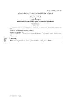 AS/NZS 4129:2008 AMDT 1