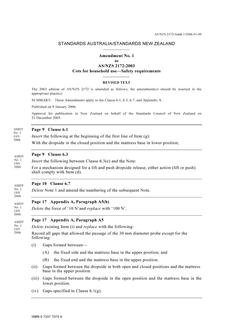 AS/NZS 2172:2003 AMDT 1 AS/NZS 2172:2003 AMDT 1