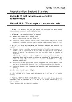 AS/NZS 1635.11.1:1995 AS/NZS 1635.11.1:1995