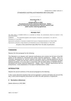 AS/NZS 60335.2.2:2002 AMDT 1