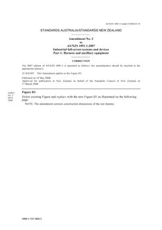 AS/NZS 1891.1:2007 AMDT 2 AS/NZS 1891.1:2007 AMDT 2