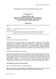 AS/NZS 3350.2.9:1999 AMDT 4 AS/NZS 3350.2.9:1999 AMDT 4