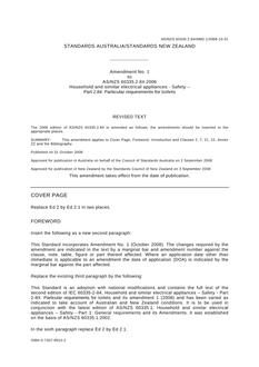 AS/NZS 60335.2.84:2006 AMDT 1