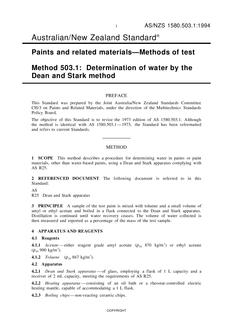AS/NZS 1580.503.1:1994 AS/NZS 1580.503.1:1994