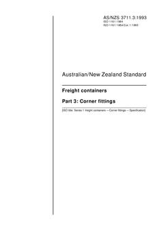 AS/NZS 3711.3:1993 AS/NZS 3711.3:1993