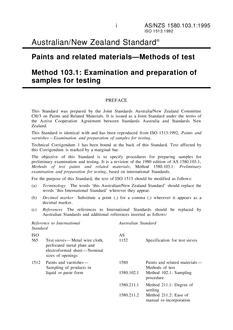 AS/NZS 1580.103.1:1995 AS/NZS 1580.103.1:1995