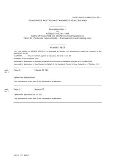 AS/NZS 3350.2.81:1998 AMDT 1 AS/NZS 3350.2.81:1998 AMDT 1