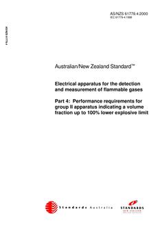 AS/NZS 61779.4:2000 AS/NZS 61779.4:2000