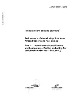 AS/NZS 3823.1.1:2012 AS/NZS 3823.1.1:2012