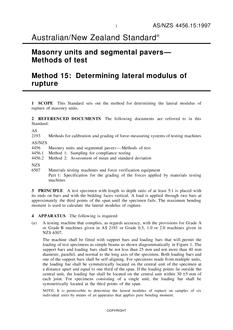 AS/NZS 4456.15:1997 AS/NZS 4456.15:1997