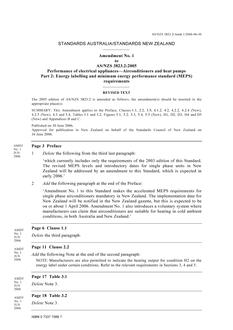 AS/NZS 3823.2:2005 AMDT 1 AS/NZS 3823.2:2005 AMDT 1