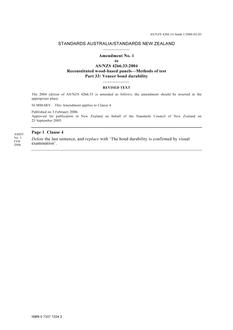 AS/NZS 4266.33:2004 AMDT 1 AS/NZS 4266.33:2004 AMDT 1