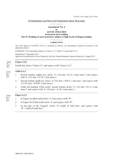 AS/NZS 1554.5:2014 Amd 2:2017 AS/NZS 1554.5:2014 Amd 2:2017