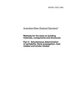 AS/NZS 1530.3:1999 AS/NZS 1530.3:1999