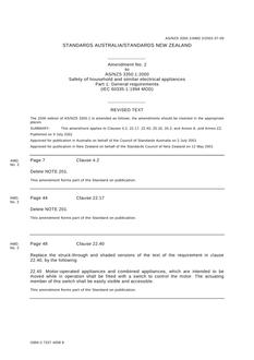 AS/NZS 3350.1:2000 AMDT 2 AS/NZS 3350.1:2000 AMDT 2