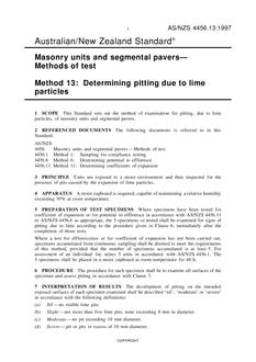 AS/NZS 4456.13:1997 AS/NZS 4456.13:1997