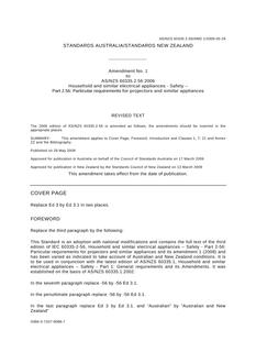 AS/NZS 60335.2.56:2006 AMDT 1
